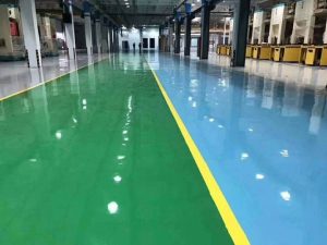 环氧地坪施工场景1